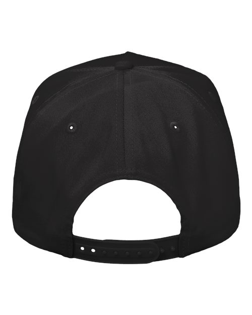 Five-Panel Twill Cap - Black