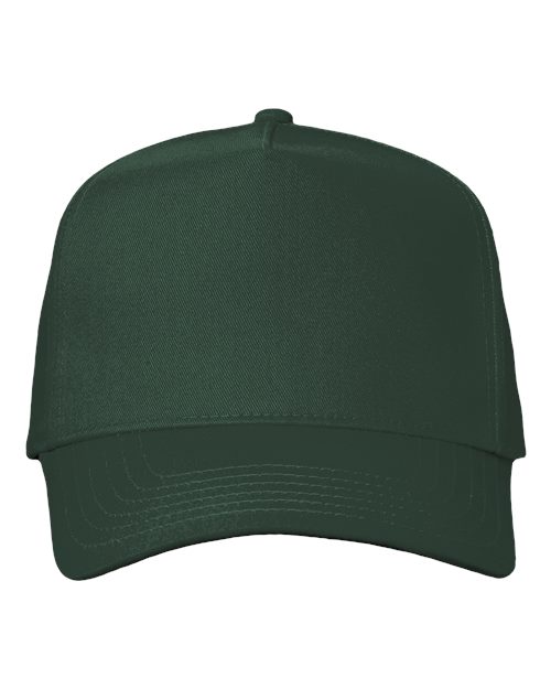 Five-Panel Twill Cap - Forest