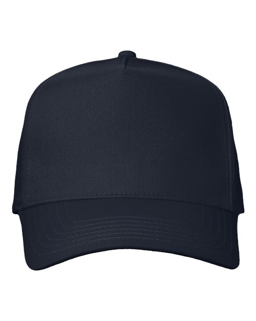 Five-Panel Twill Cap - Navy