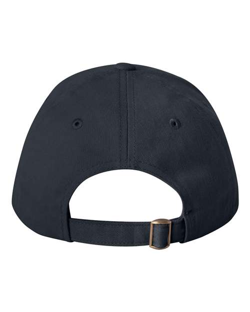 Heavy Brushed Twill Structured Cap - Navy