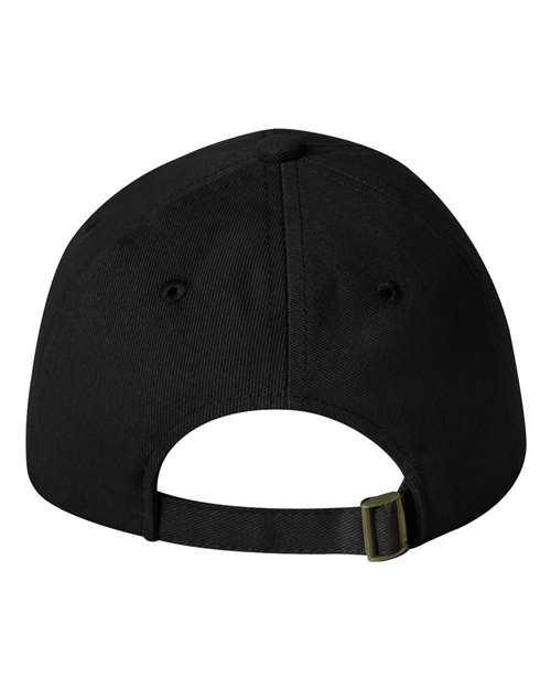 Heavy Brushed Twill Unstructured Cap - Black