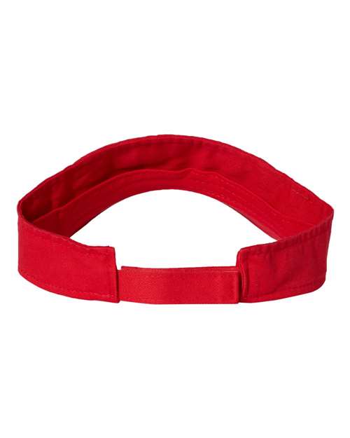 Bio-Washed Visor - Red