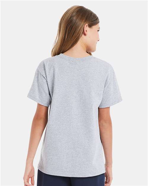 Youth Essential-T T-Shirt - Light Steel