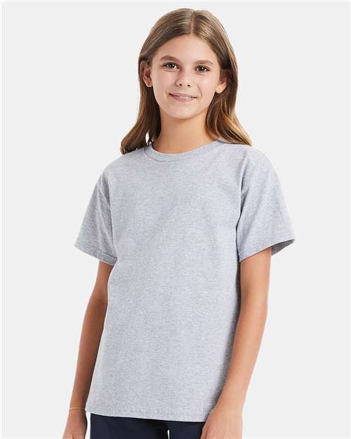 Youth Essential-T T-Shirt - Light Steel