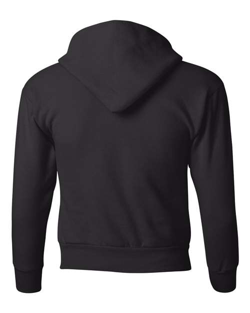 Youth EcoSmart® Hooded Sweatshirt - Black