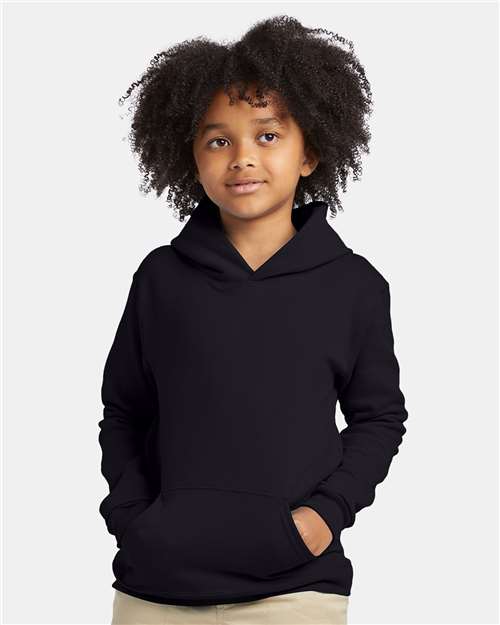 Youth EcoSmart® Hooded Sweatshirt - Black