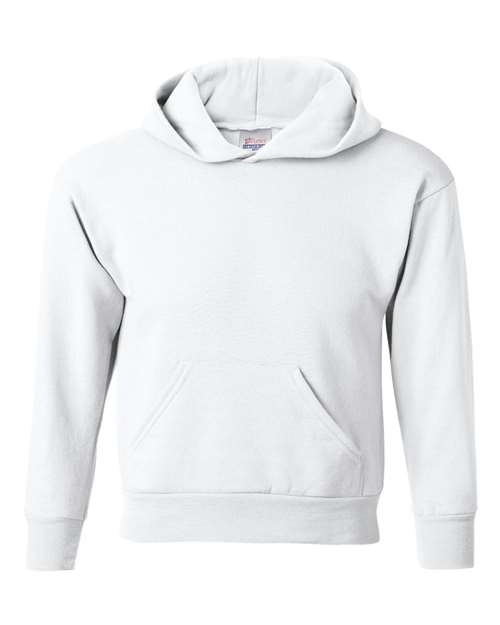 Youth EcoSmart® Hooded Sweatshirt - White
