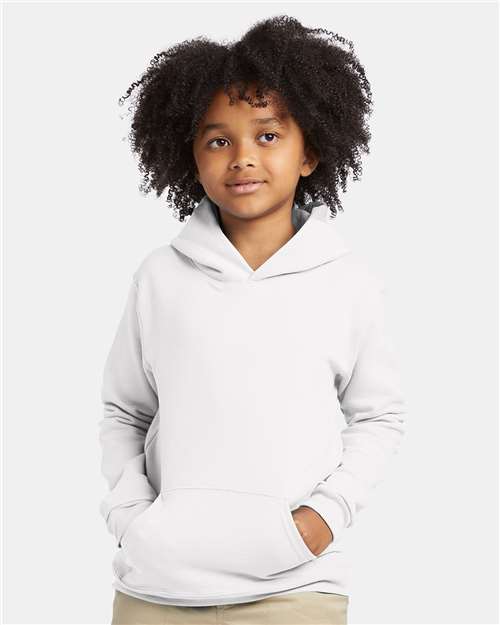 Youth EcoSmart® Hooded Sweatshirt - White