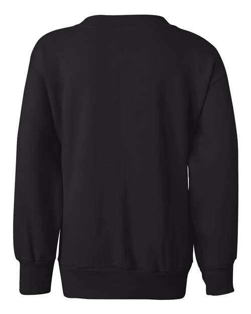 Youth EcoSmart® Crewneck Sweatshirt - Black