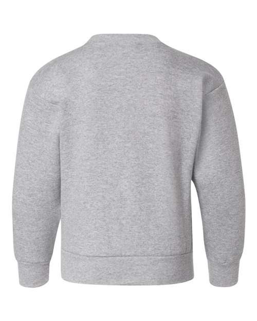 Youth EcoSmart® Crewneck Sweatshirt - Light Steel