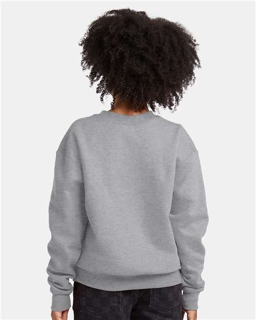 Youth EcoSmart® Crewneck Sweatshirt - Light Steel