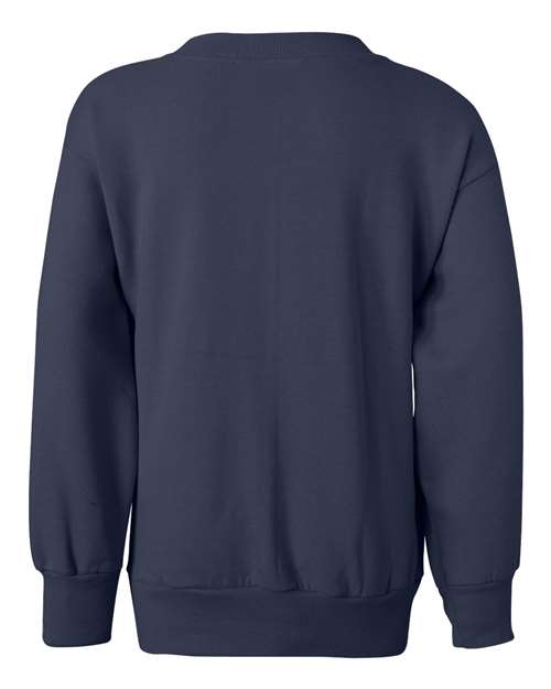 Youth EcoSmart® Crewneck Sweatshirt - Navy