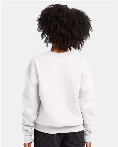 Youth EcoSmart® Crewneck Sweatshirt - White