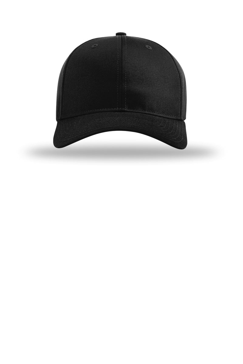 Richardson Pro Twill Snapback - Black