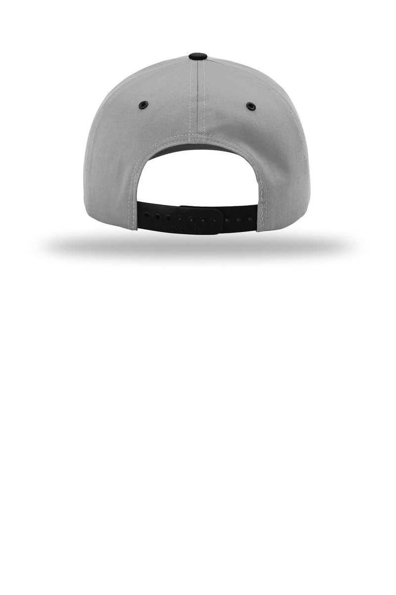 Richardson Pro Twill Snapback - Grey/ Grey/ Black