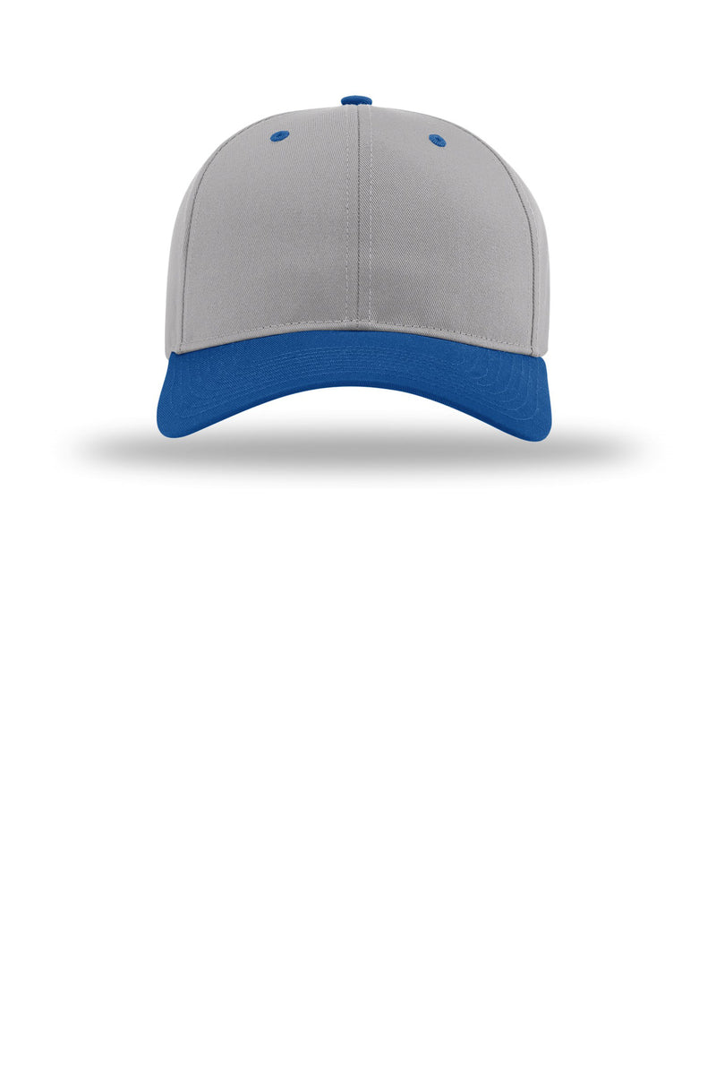 Richardson Pro Twill Snapback - Grey/ Grey/ Royal