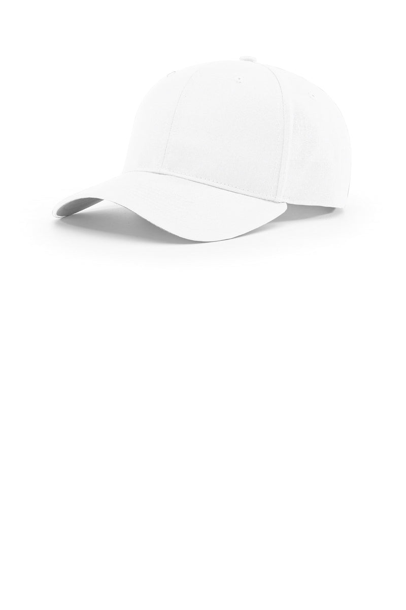 Richardson Pro Twill Snapback - White