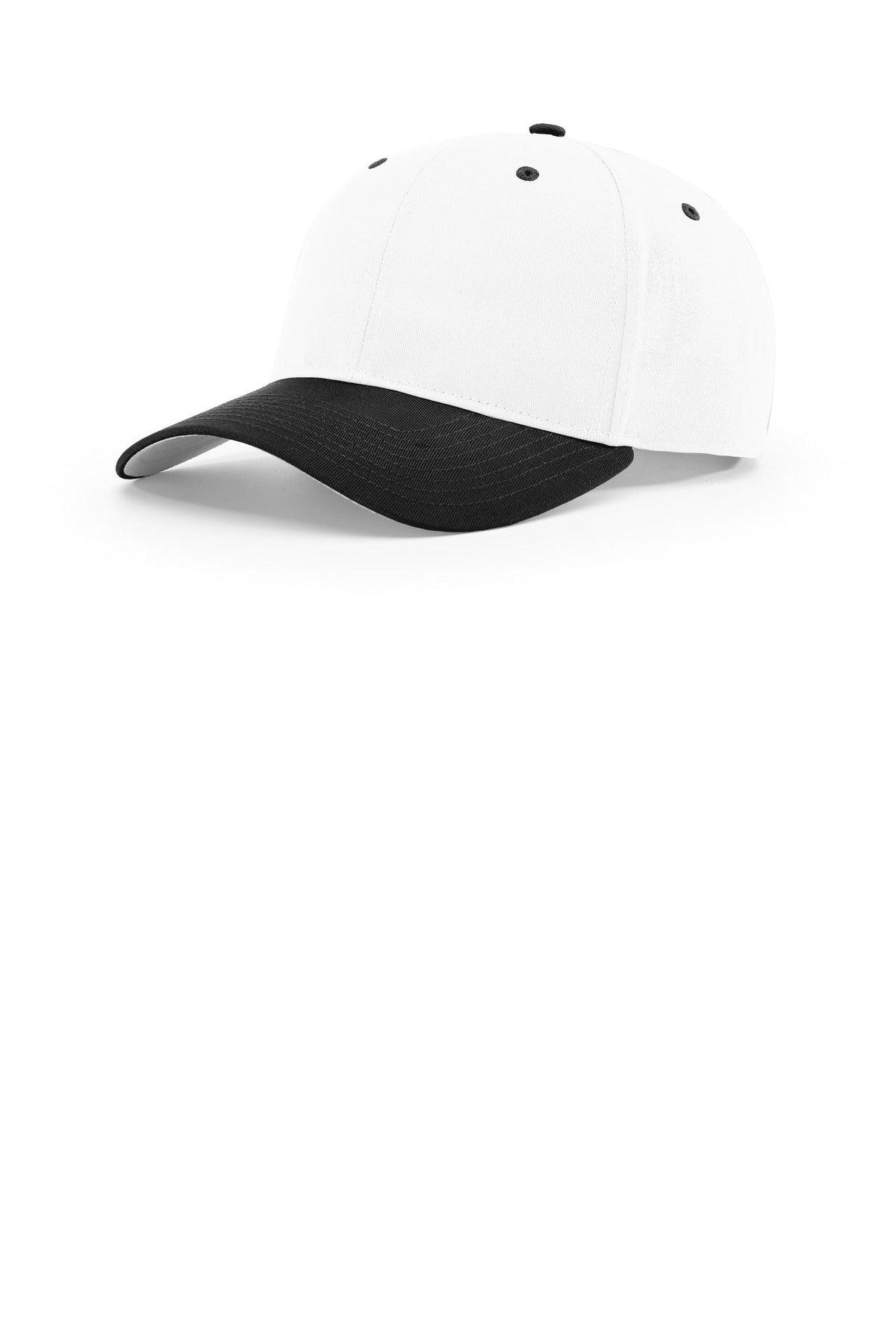 Richardson Pro Twill Snapback - White/ White/ Black