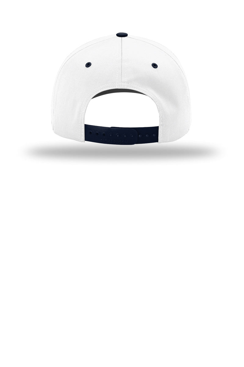 Richardson Pro Twill Snapback - White/ White/ Navy