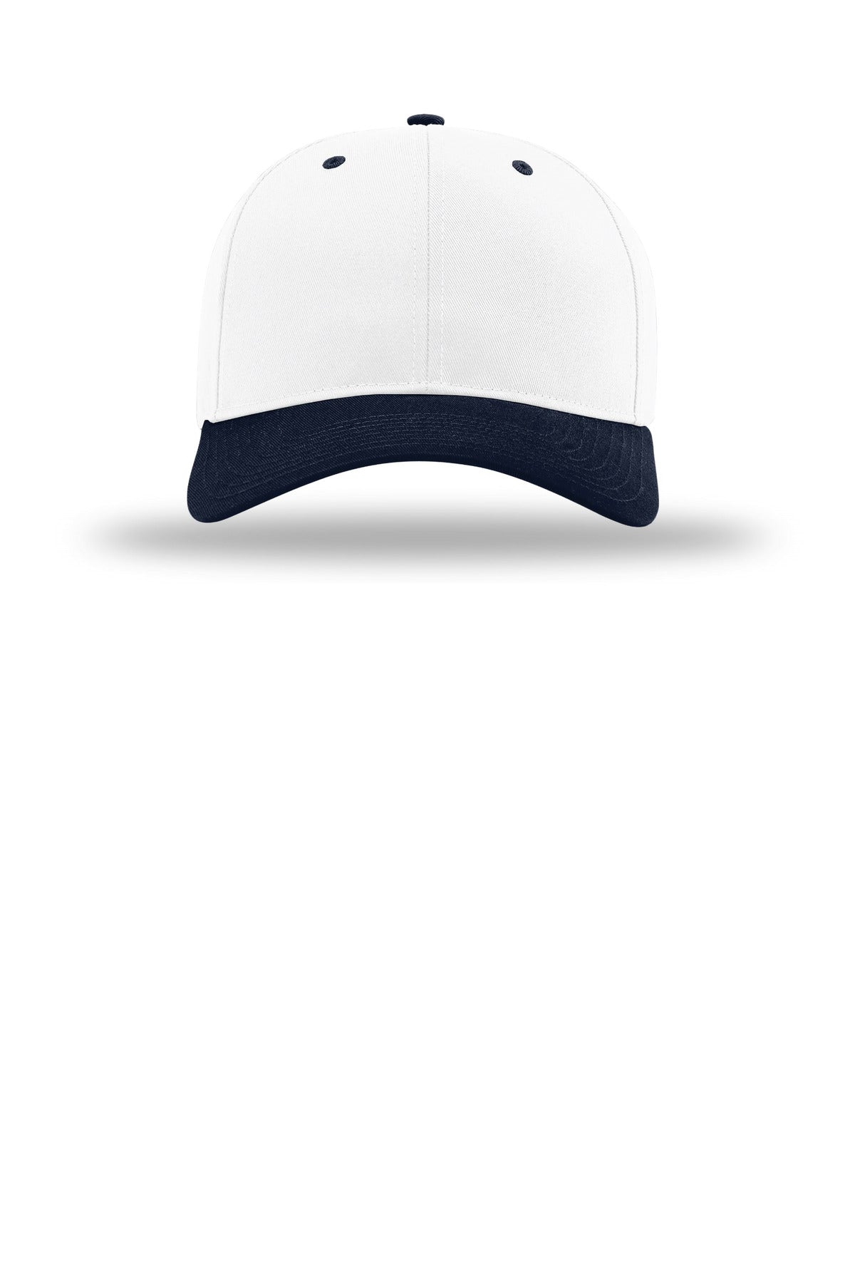 Richardson Pro Twill Snapback - White/ White/ Navy