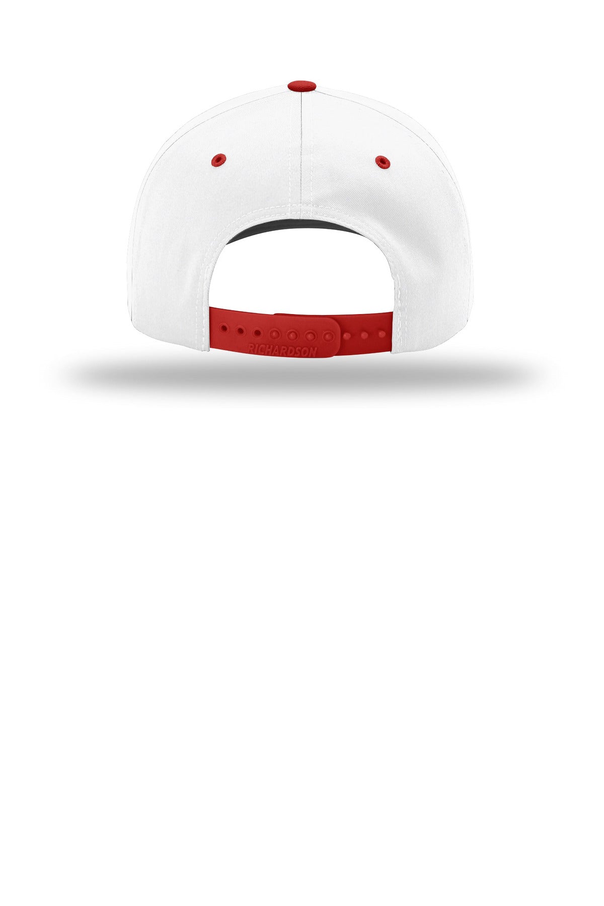 Richardson Pro Twill Snapback - White/ White/ Red