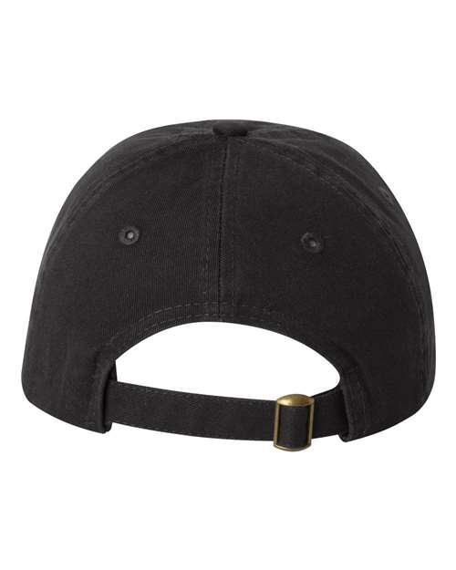 Youth Small Fit Bio-Washed Dad Hat - Black