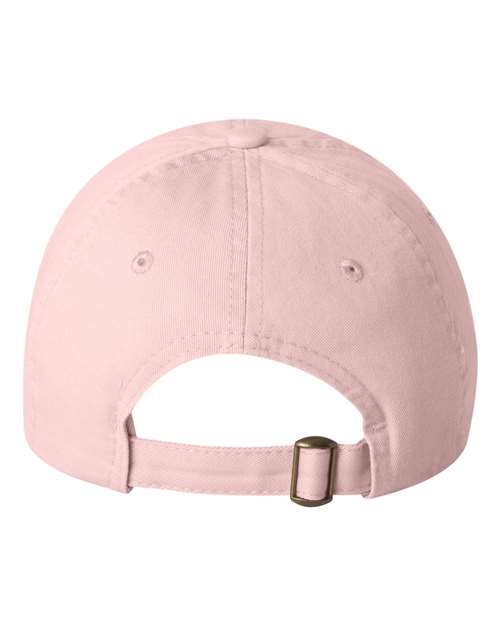 Youth Small Fit Bio-Washed Dad Hat - Light Pink
