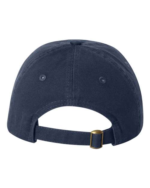 Youth Small Fit Bio-Washed Dad Hat - Navy