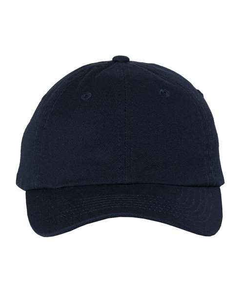 Youth Small Fit Bio-Washed Dad Hat - Navy