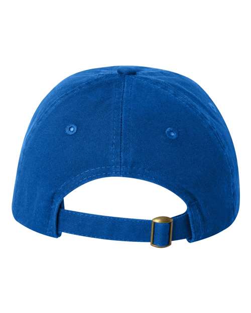 Youth Small Fit Bio-Washed Dad Hat - Royal