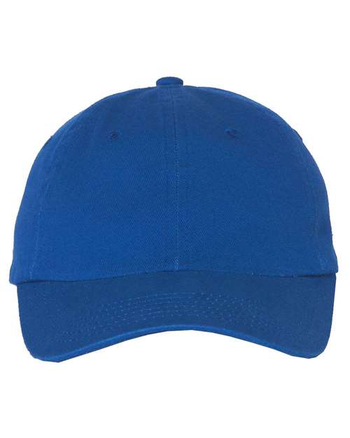 Youth Small Fit Bio-Washed Dad Hat - Royal