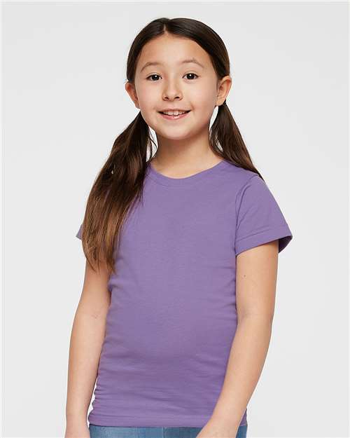 Girls' Fine Jersey Tee - Lavender