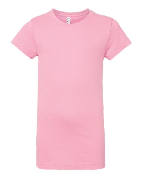 Girls' Fine Jersey Tee - Pink