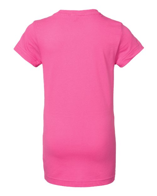 Girls' Fine Jersey Tee - Raspberry