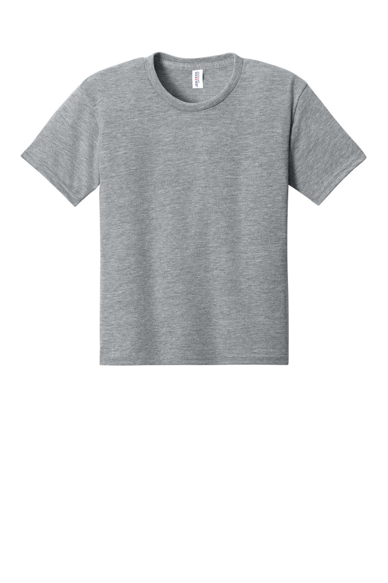 Jerzees Youth Dri-Power 100% Polyester Tee - Athletic Heather