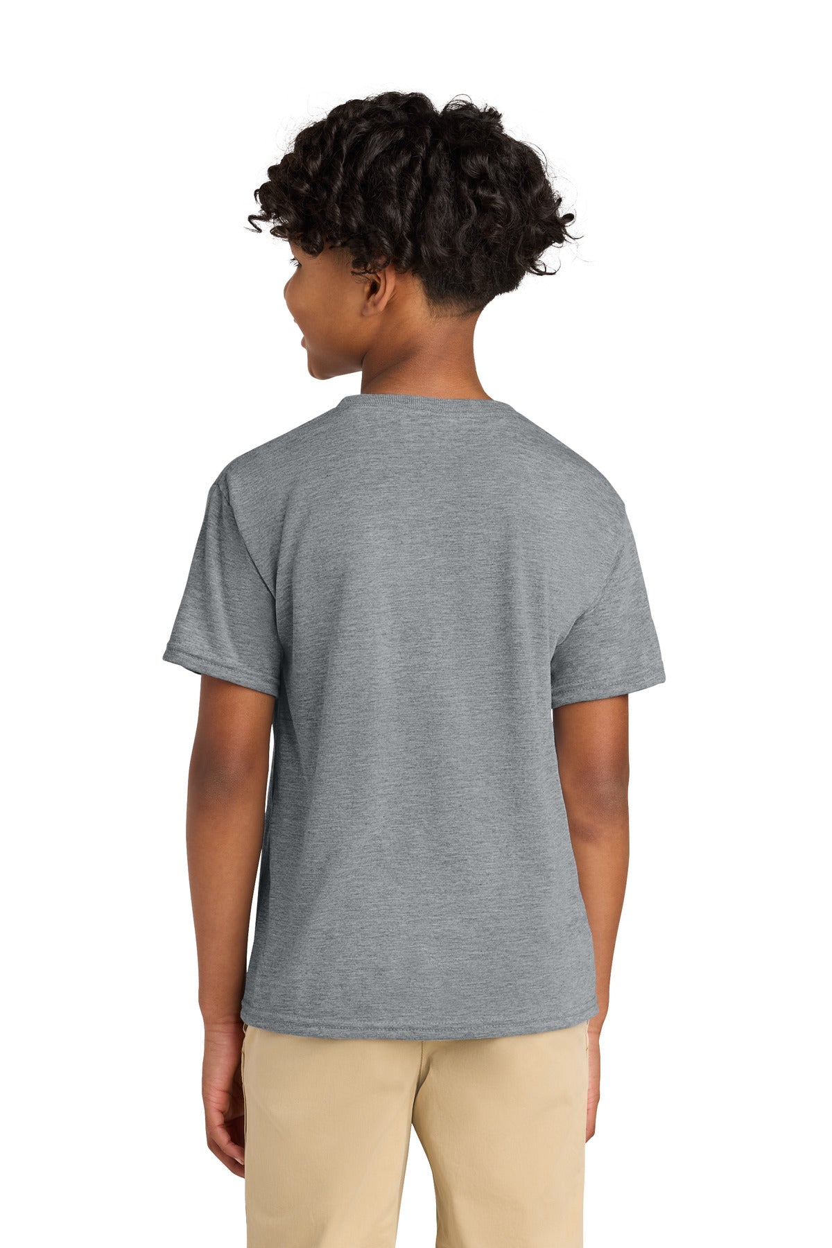 Jerzees Youth Dri-Power 100% Polyester Tee - Athletic Heather