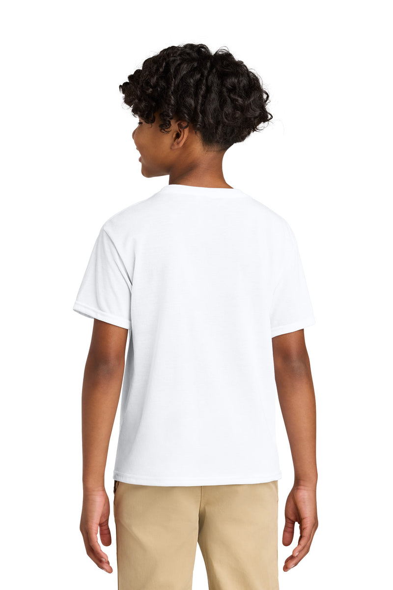 Jerzees Youth Dri-Power 100% Polyester Tee - White