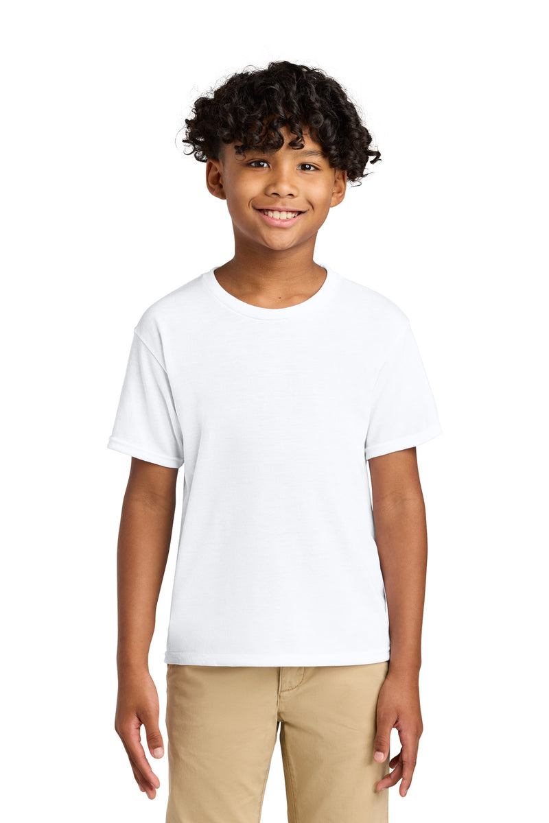 Jerzees Youth Dri-Power 100% Polyester Tee - White