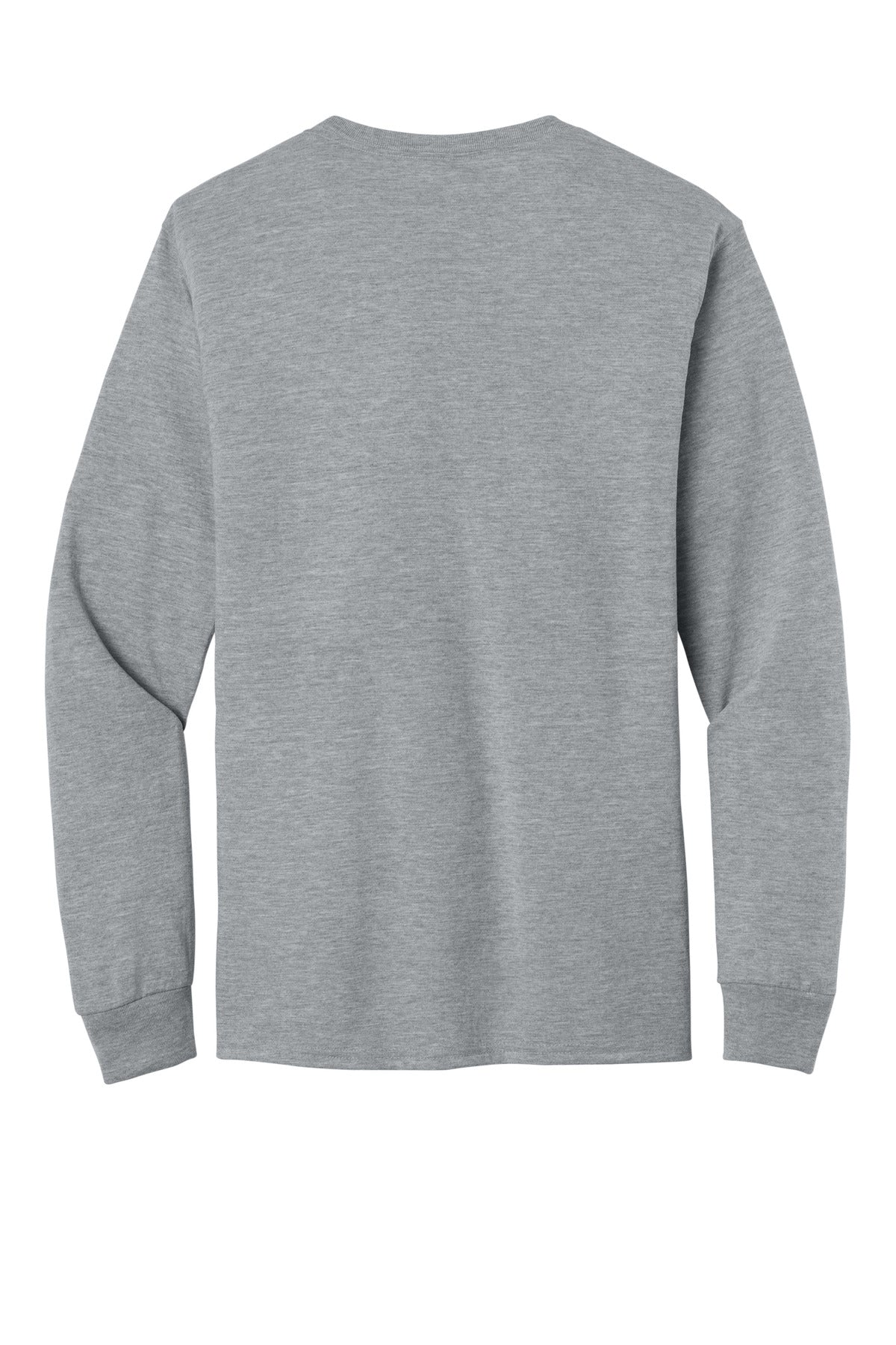 Jerzees Dri-Power 100% Polyester Long Sleeve T-Shirt - Athletic Heather