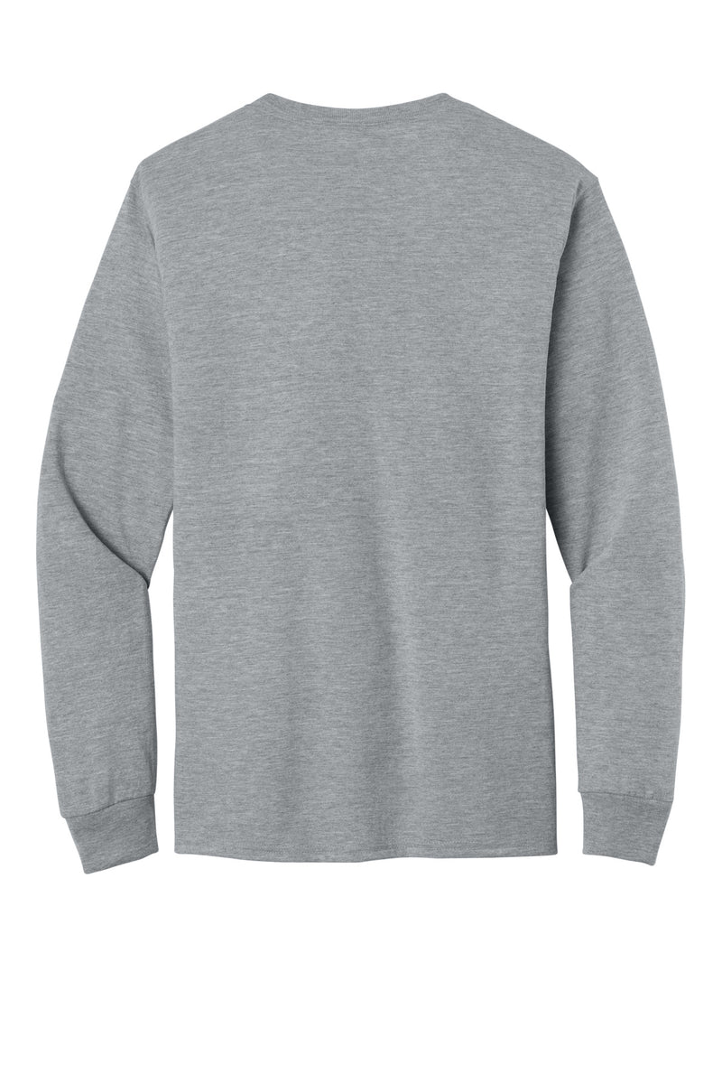Jerzees Dri-Power 100% Polyester Long Sleeve T-Shirt - Athletic Heather