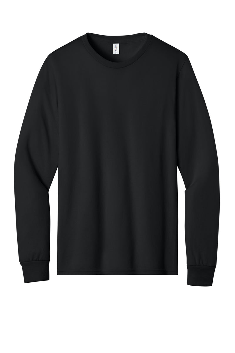 Jerzees Dri-Power 100% Polyester Long Sleeve T-Shirt - Black