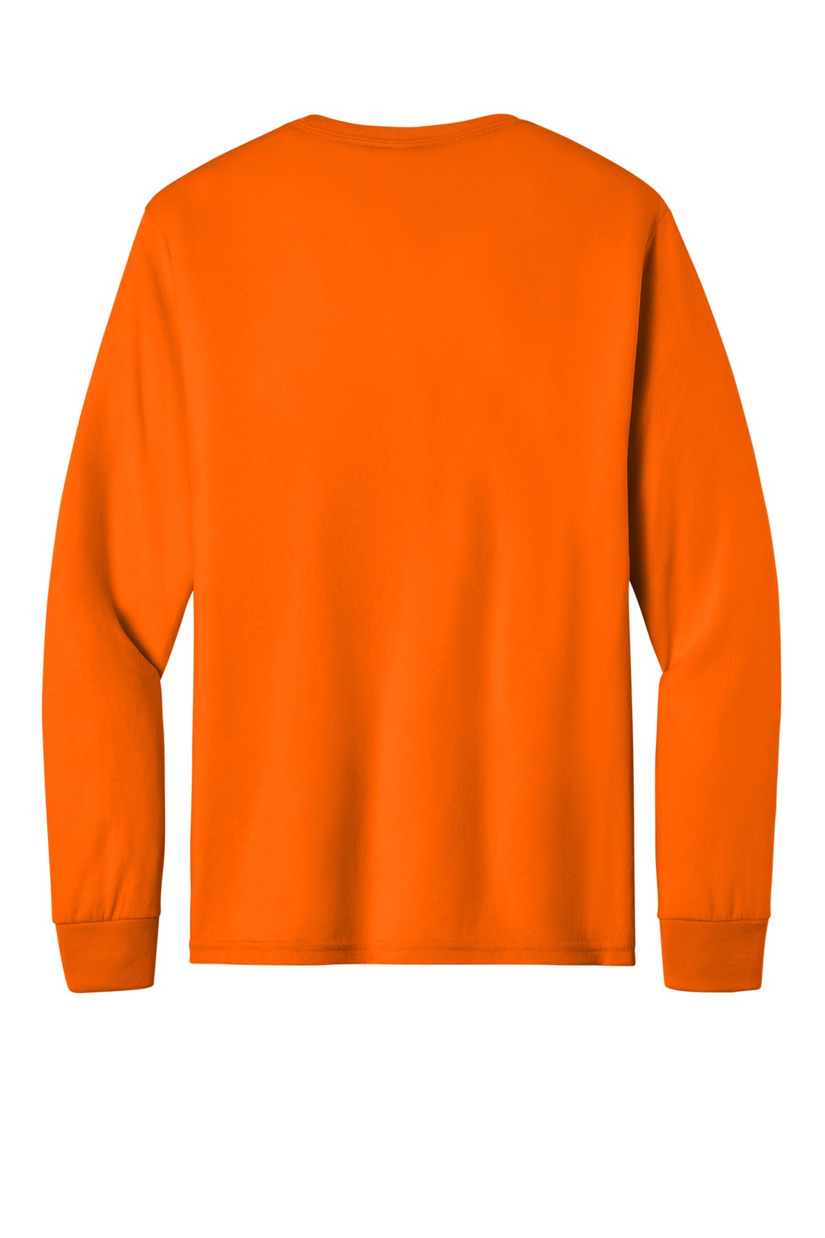 Jerzees Dri-Power 100% Polyester Long Sleeve T-Shirt - Safety Orange