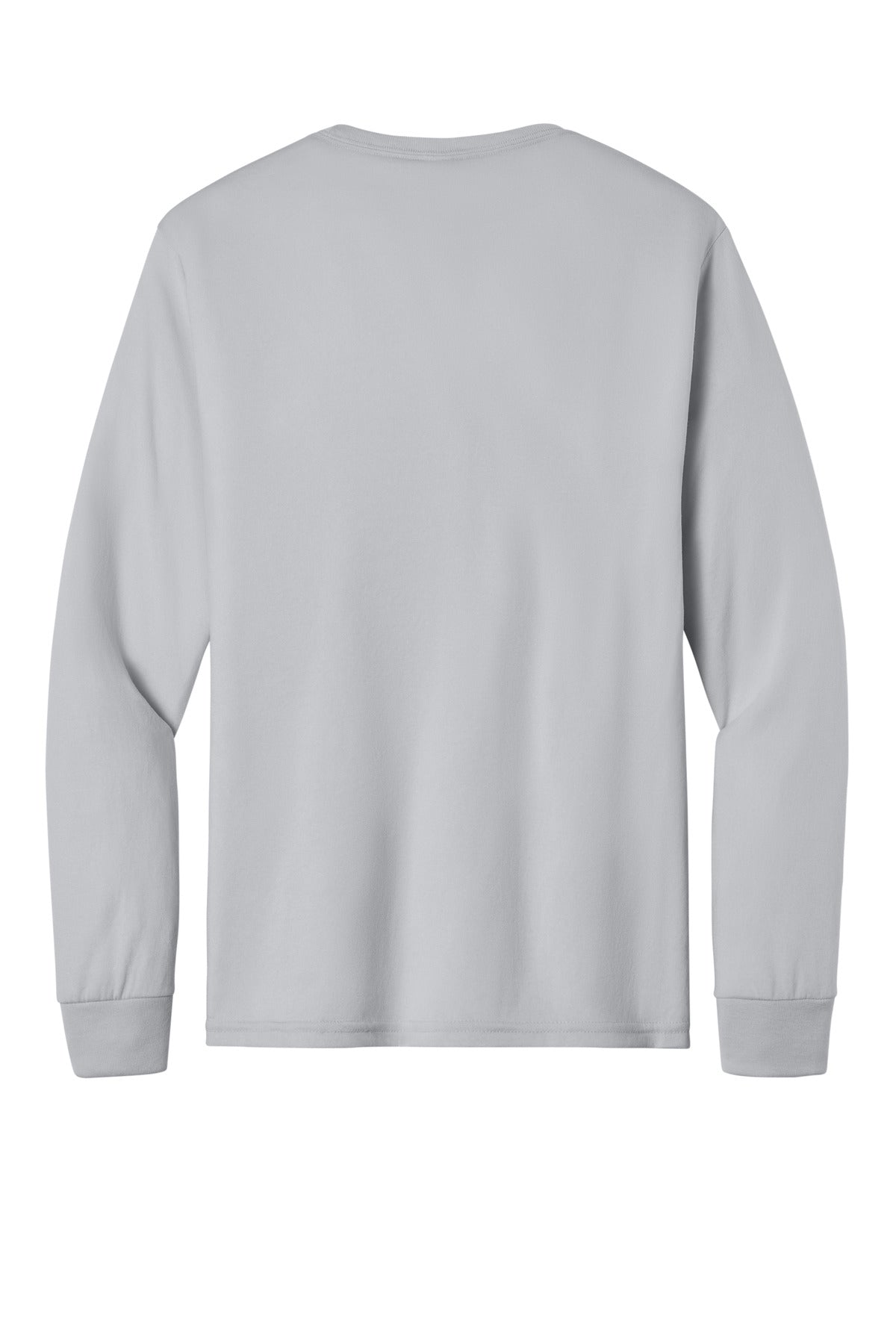 Jerzees Dri-Power 100% Polyester Long Sleeve T-Shirt - Silver