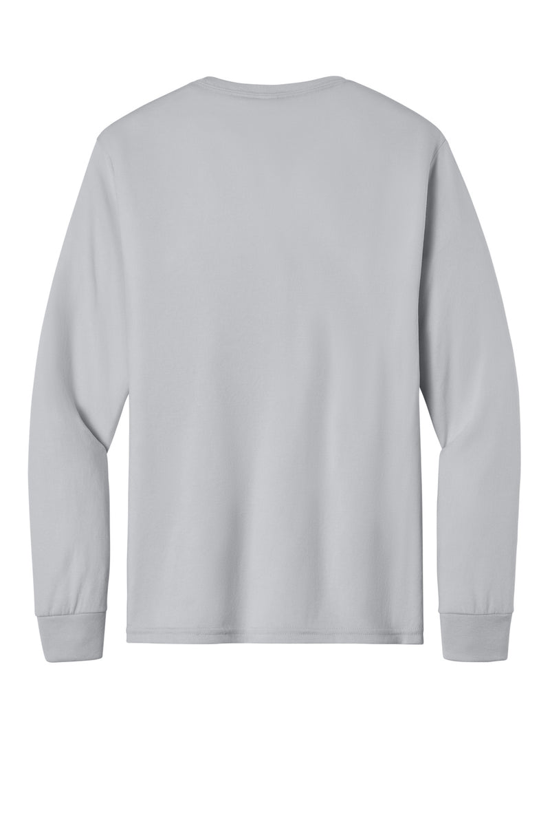 Jerzees Dri-Power 100% Polyester Long Sleeve T-Shirt - Silver