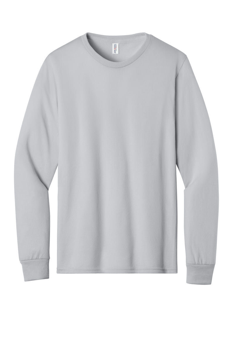Jerzees Dri-Power 100% Polyester Long Sleeve T-Shirt - Silver