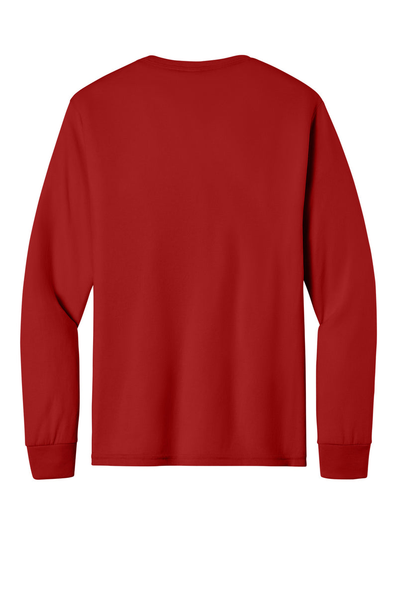 Jerzees Dri-Power 100% Polyester Long Sleeve T-Shirt - True Red