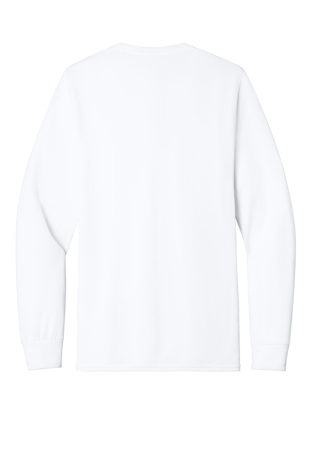 Jerzees Dri-Power 100% Polyester Long Sleeve T-Shirt - White