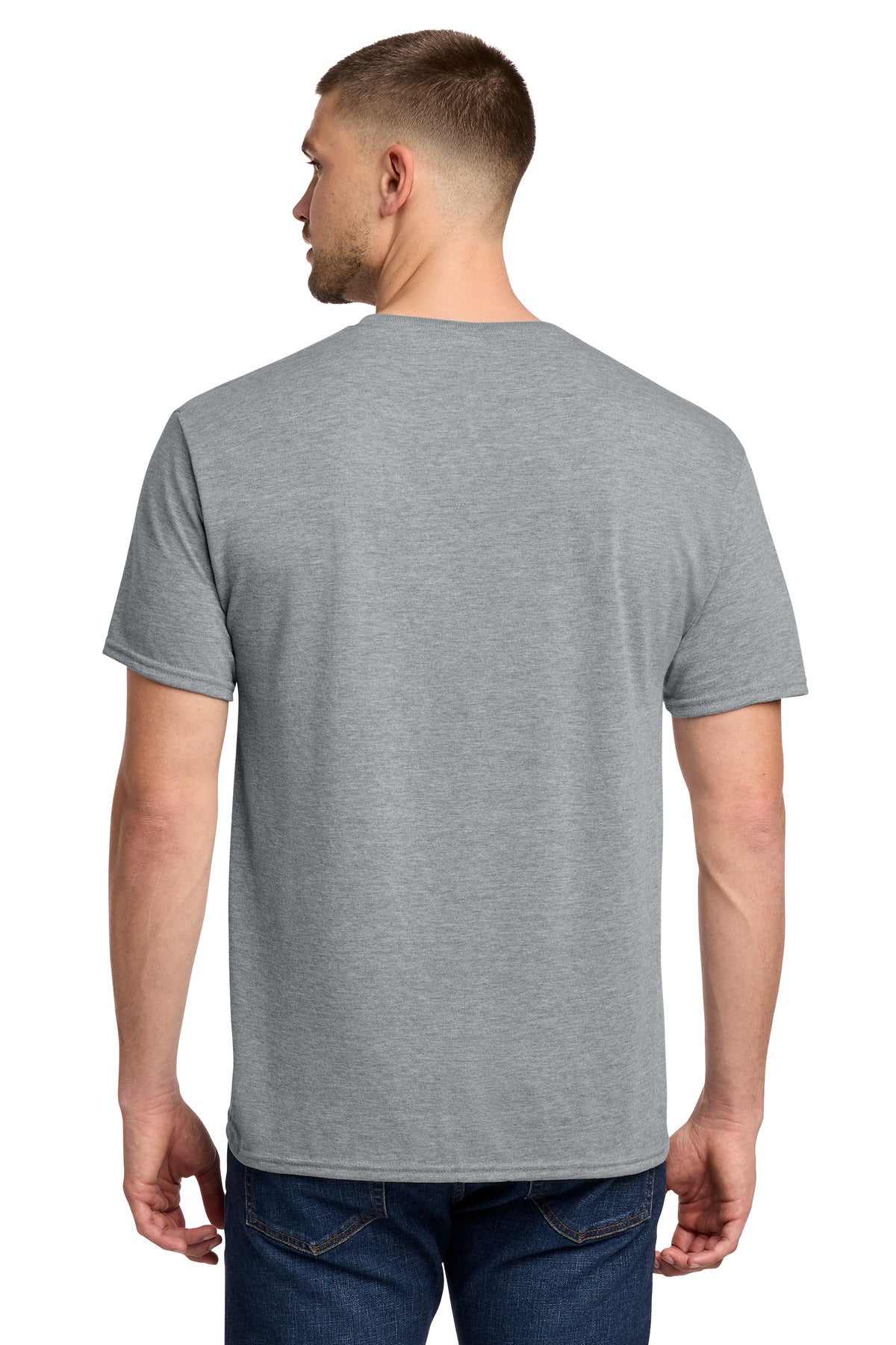 Jerzees Dri-Power 100% Polyester T-Shirt - Athletic Heather