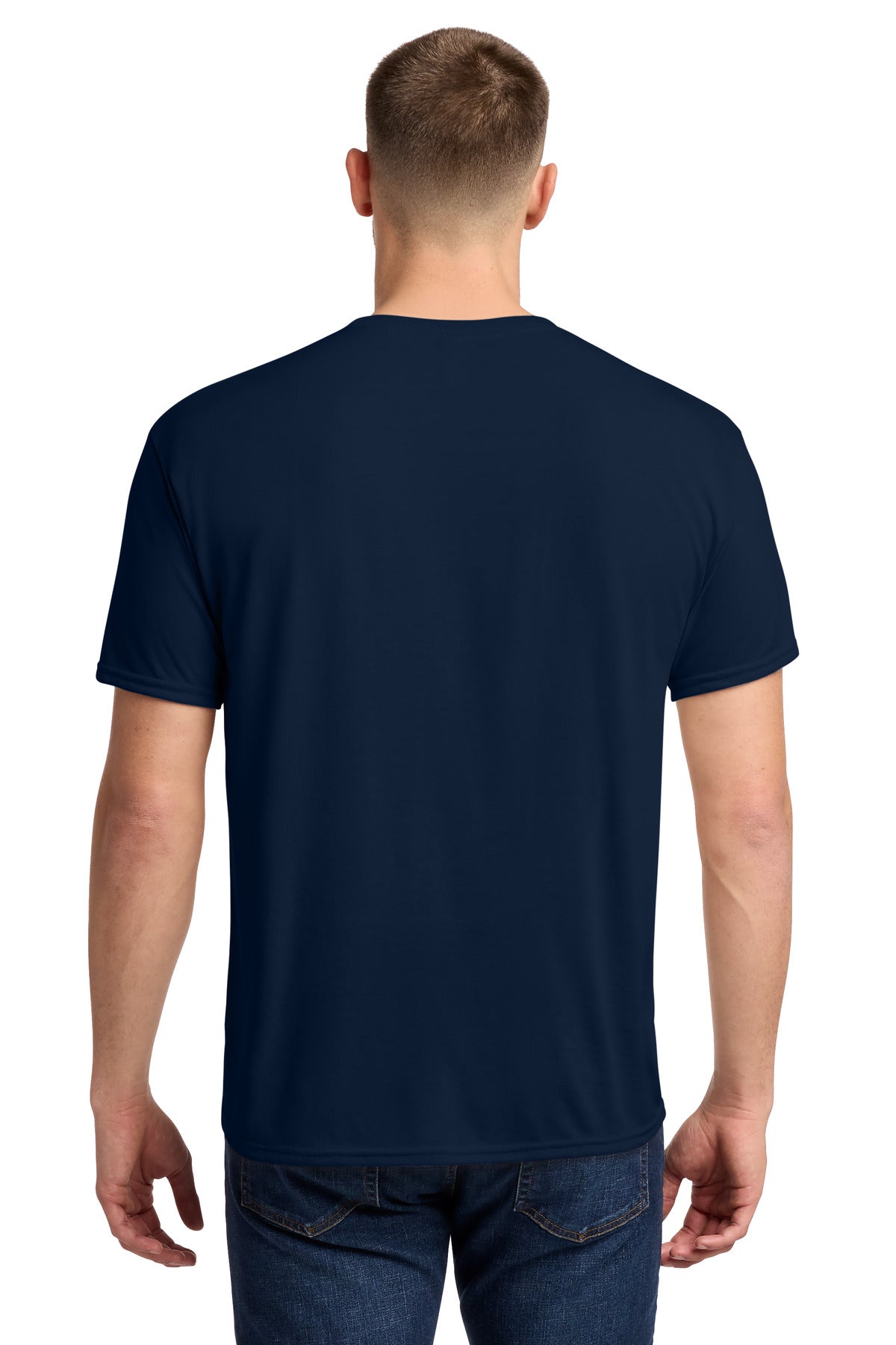 Jerzees Dri-Power 100% Polyester T-Shirt - J. Navy