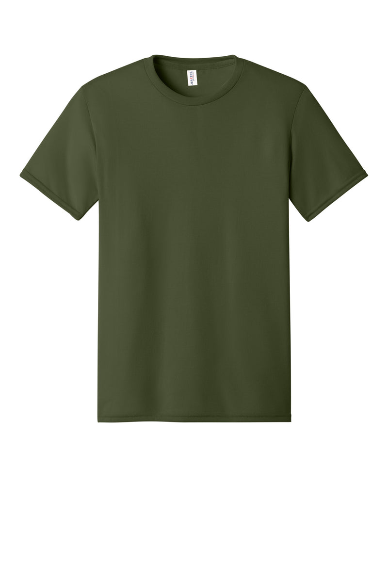Jerzees Dri-Power 100% Polyester T-Shirt - Military Green